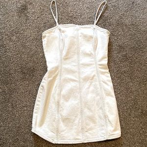 Zara denim mini dress